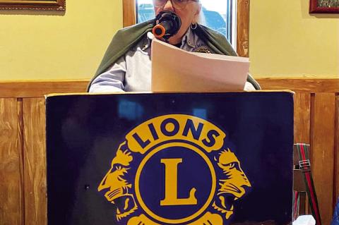 COLUMBUS LIONS HEAR FROM BOYS AND GIRLS CLUB REP