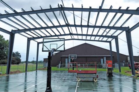 New pavilion for B&G basketball court