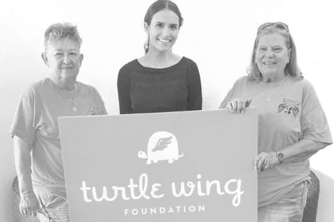 Our 3 Angels donates to Turtle Wing Foundation