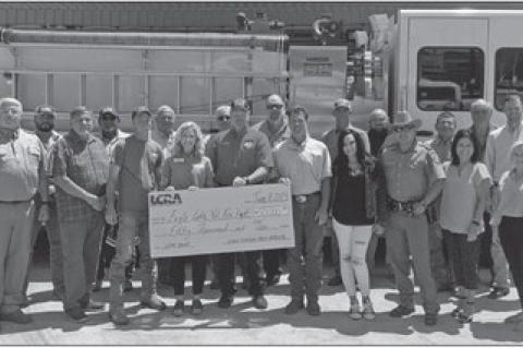LCRA awards $50K to Eagle Lake VFD for roof replacement, new lighting