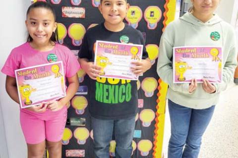 EL INTERMEDIATE STUDENTS OF THE MONTH