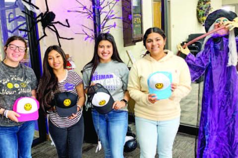 WINNERS OF WEIMAR H.S. RED RIBBON WEEK CONTESTS
