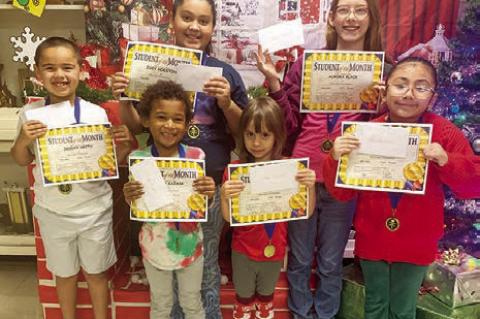 SHERIDAN ELEMENTARY STUDENTS OF THE MONTH