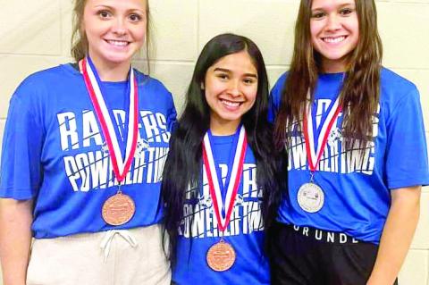 RICE SENDS LADY LIFTERS TO STATE