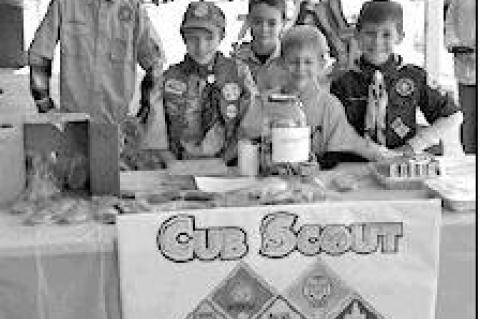 Cub Scouts bake sale