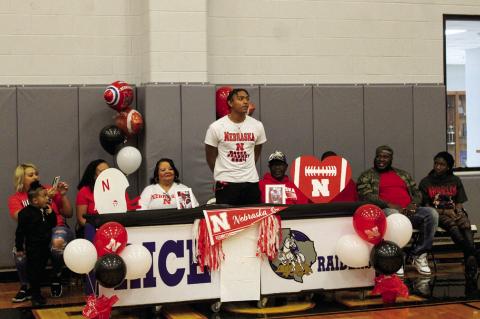 Roger Grandey committed and signed to continue his athletic and academic career at the University of Nebraska.