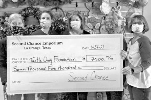 Second Chance Emporium donates to Turtle Wing