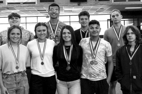 RICE HIGH SCHOOL STUDENTS COMPETE AT UIL DISTRICT MEET