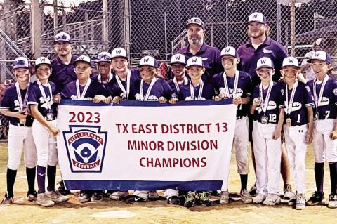 Weimar Little League competes well in sectional tournament