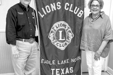 Eagle Lake Lions Club hosts speaker supporting library
