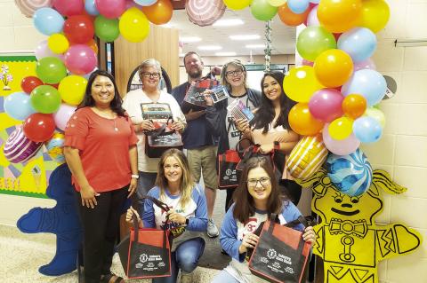 INDUSTRY STATE BANK GIFTS SCHOOL SUPPLIES TO CISD TEACHERS