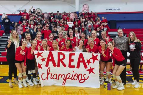 Lady Cards crowned Area Champs