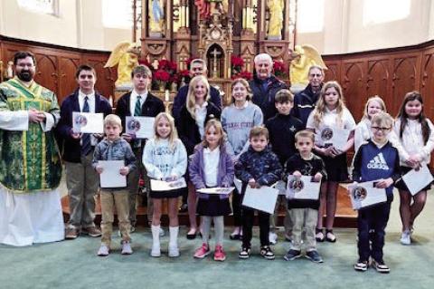 St. Michael Catholic School awards winners of poster contest
