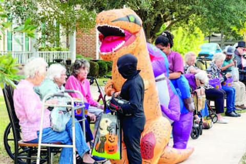 Halloween events provided trick-or-treat, costume fun