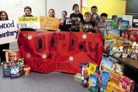 Garwood Elementary celebrates 100th day with kindness