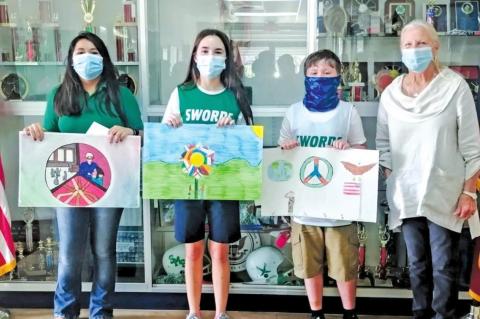 Peace poster contest winners