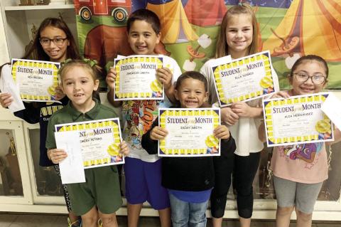 SHERIDAN ELEMENTARY SCHOOL’S AUGUST STUDENT OF THE MONTH