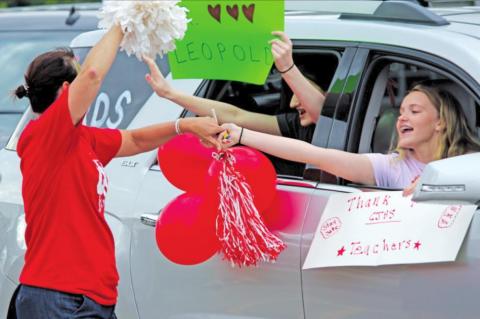 CHJS sends eight graders off to HS with parade