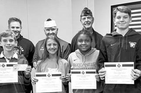 Weimar students win in VFW essay competitions
