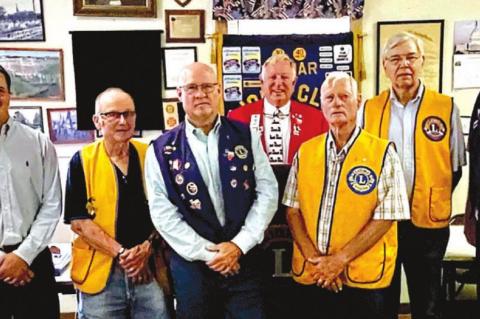 WEIMAR LIONS CLUB INSTALLS NEW OFFICERS