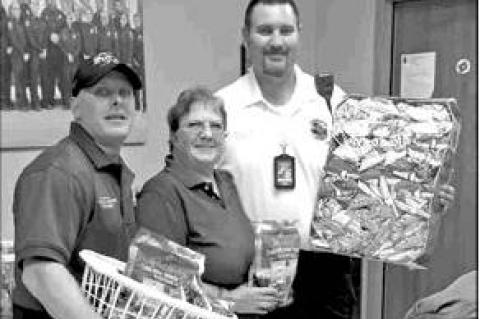 Caring Hands donation to first responders