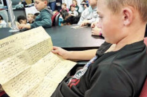 Columbus Elementary fourth-graders experience Texas history