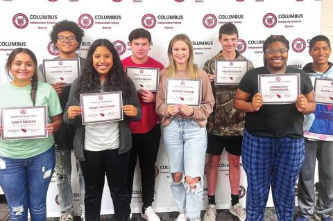Students, staff honored for the Cardinal Way