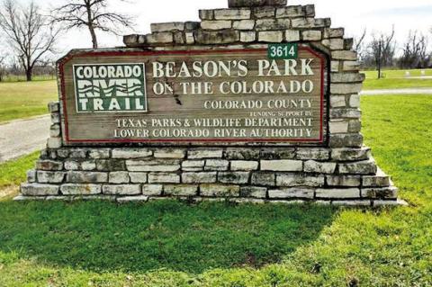 Gen. Sam Houston at Colorado County’s Beason’s Crossing
