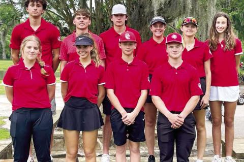 Columbus golf teams finish in top four
