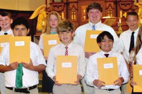 ST. MICHAEL CATHOLIC SCHOOL HOLD ANNUAL RECOGNITION CEREMONY