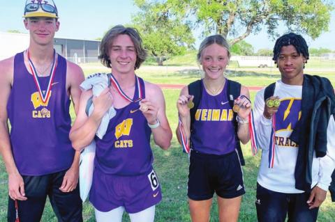Weimar T&F leaves regional meet with state qualifier