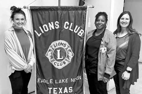 Noon Lions host Rice Medical associates