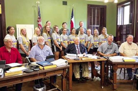 STATE CHAMPIONS RECOGNIZED AT COMMISSIONER’S COURT