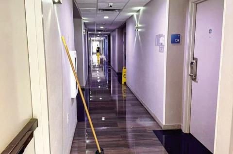 hotel shuts down after extreme water damage