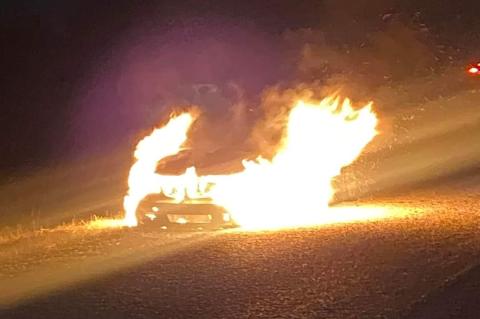 The Columbus VFD responded to a car fire near Emmel Lane that fully engulfed the vehicle. All passengers escaped the burning car safely as the department converged on the incident and successfully battled the fire. 