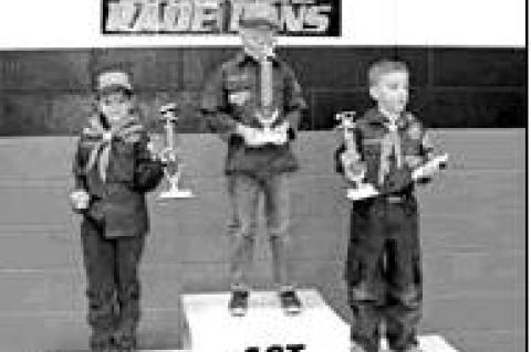 Cub Scout Pinewood Derby winners