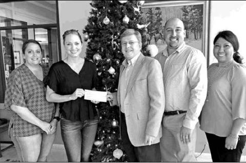 Industry State Bank donates to local ministry