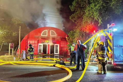 Garwood art gallery destroyed by fire