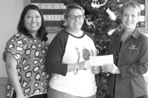 INDUSTRY STATE BANK DONATES TO COMMUNITY