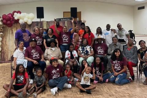 A portion of the Collins family pictured as their annual reunion returned this year for its 40th iteration. Courtesy photos