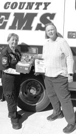 WEIMAR LIONS DONATE TO COUNTY EMS