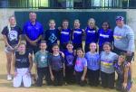 Future Ladycat softballers get training from varsity staff