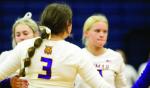 Ladycats lose three close sets in Fayetteville sweep