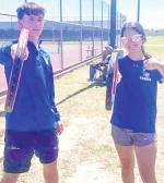 RICE TENNIS PLAYERS COMPETE IN DISTRICT MEET