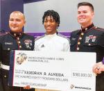 Weimar student receives school grant from military for future service