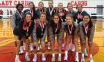 Lady Cards Volleyball team on the move