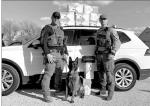Fayette County Narcotics K-9 Unit seizes 59 pounds of Meth on traffic stop