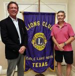 BANK PRESIDENT SPEAKS TO EAGLE LAKE LIONS