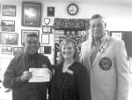 WEIMAR LIONS VISITED BY TRAIL OF LIGHTS REP