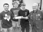 WEIMAR LIONS MAKE DONATION TO WHS